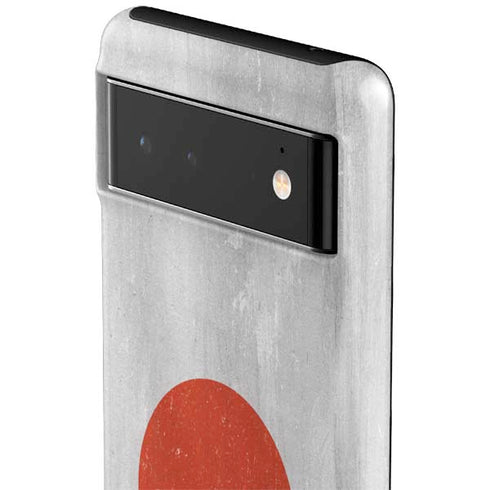 Japanese Flag Distressed Google Pixel 6 Case